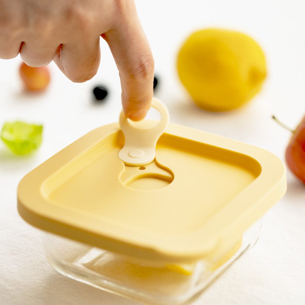 MODAM(モダム)耐熱ガラス 保存容器 正方形 - 170ml