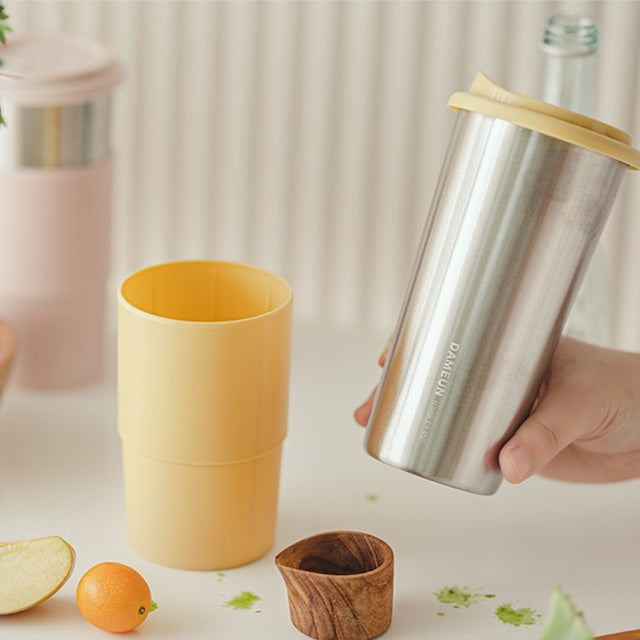 DAMEN STAIN(ダーメンステン)断熱タンブラー ストロー使用可 650ml
