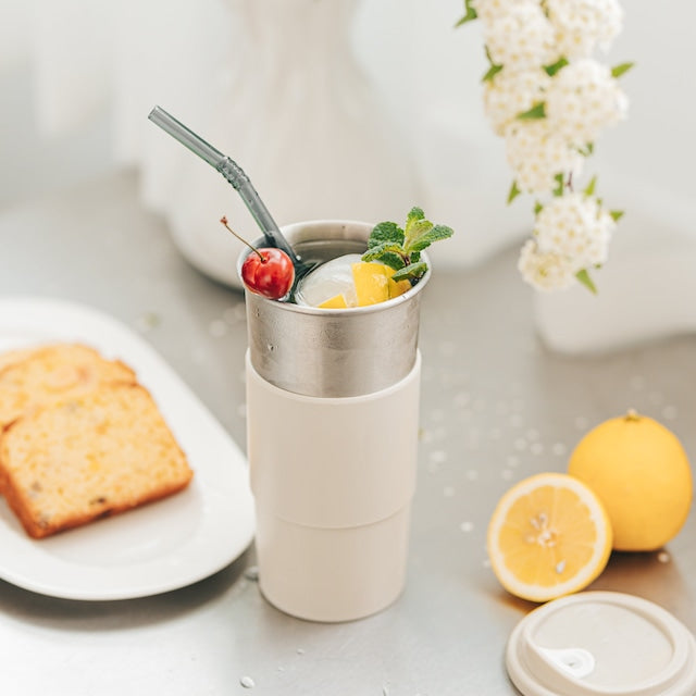 DAMEN STAIN(ダーメンステン)断熱タンブラー ストロー使用可 650ml
