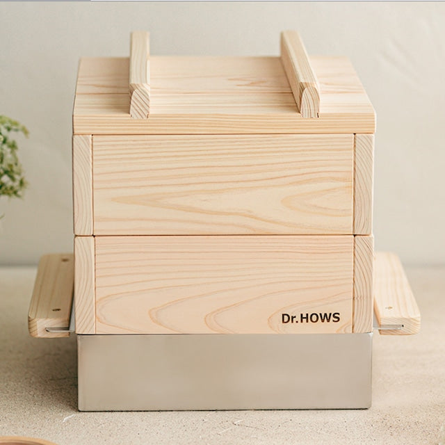ヒノキ蒸し器2段フルセット セイロ 26cm×26cm